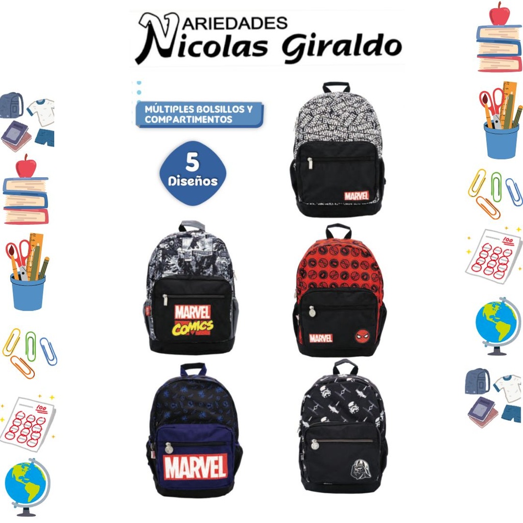 Morral prim. juvenil marvel-star wars