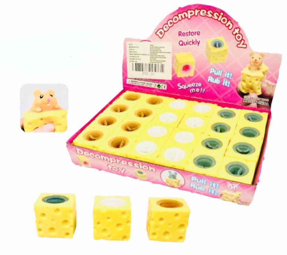 Squizzy raton cubo queso mini
