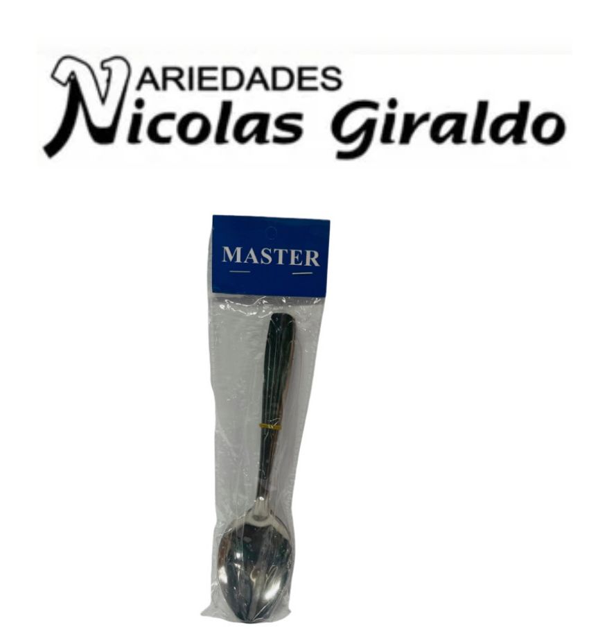 Cuchara metal sencilla x12 (TS1920-3)