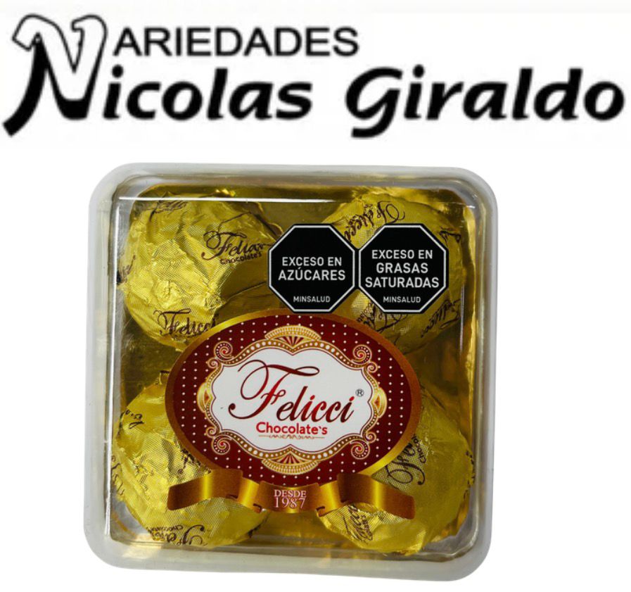 [S04] Chocolate feliccie cuadrado X4