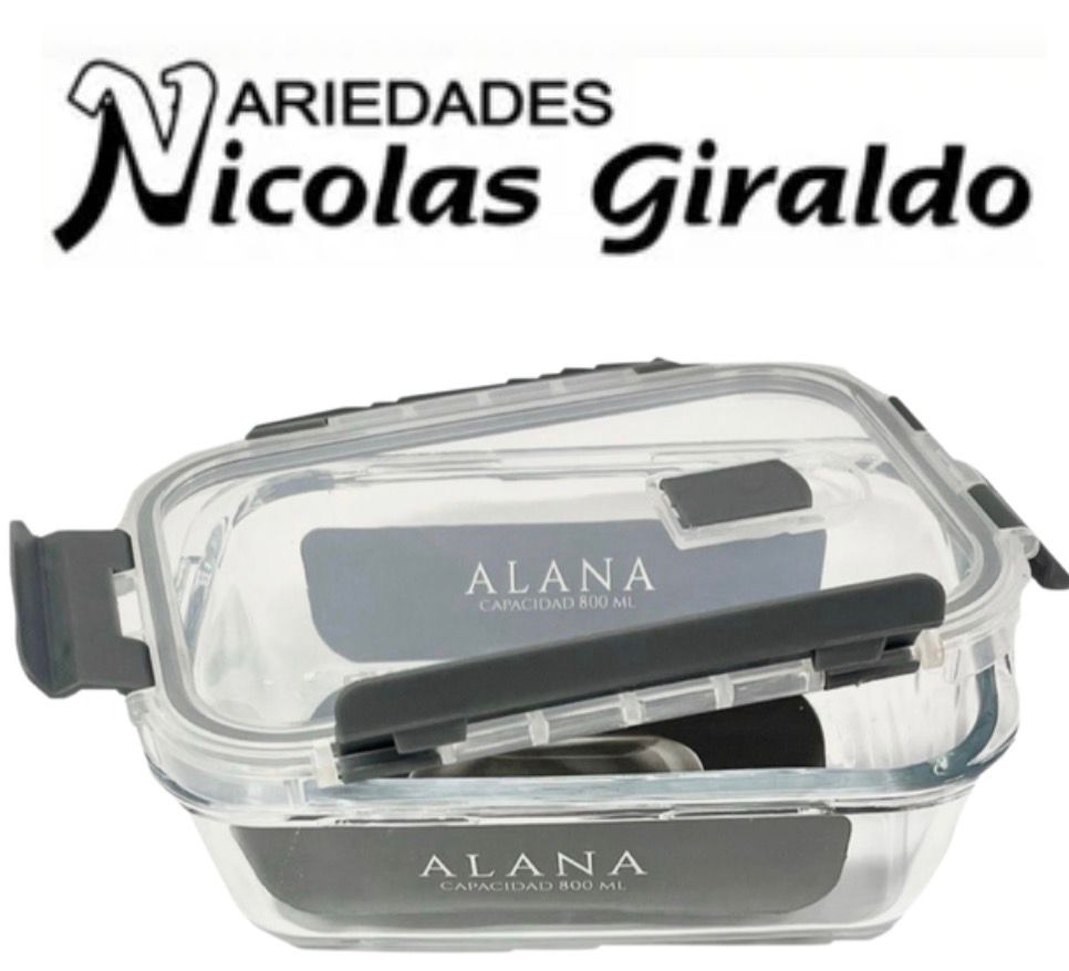 Refractaria mediana rectangular 800ml 