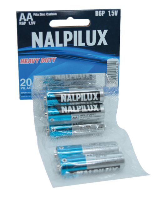 Pila nalpilux tira x 10 AA