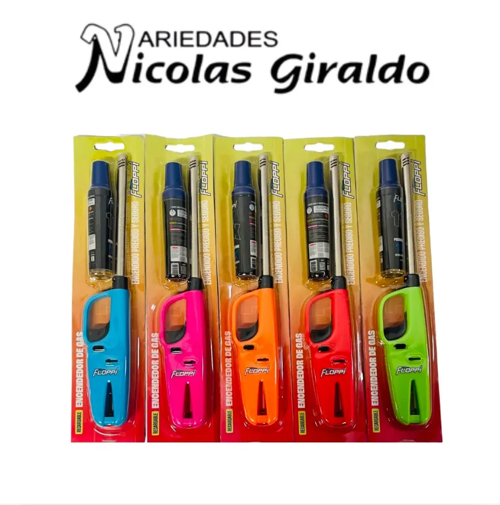 [FL-EN21RG2] Encendedor gas con repuesto Floppi