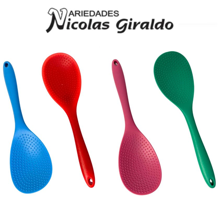 Cuchara arrocera silicona color 