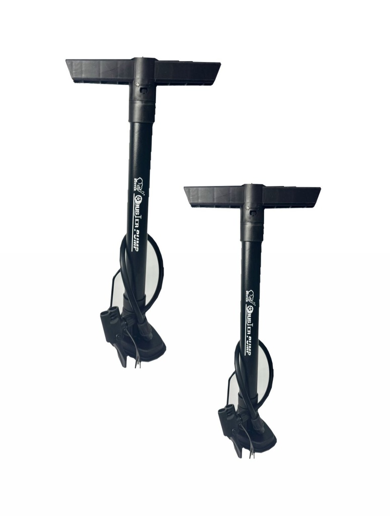 Inflador manual de bicicleta fino grande