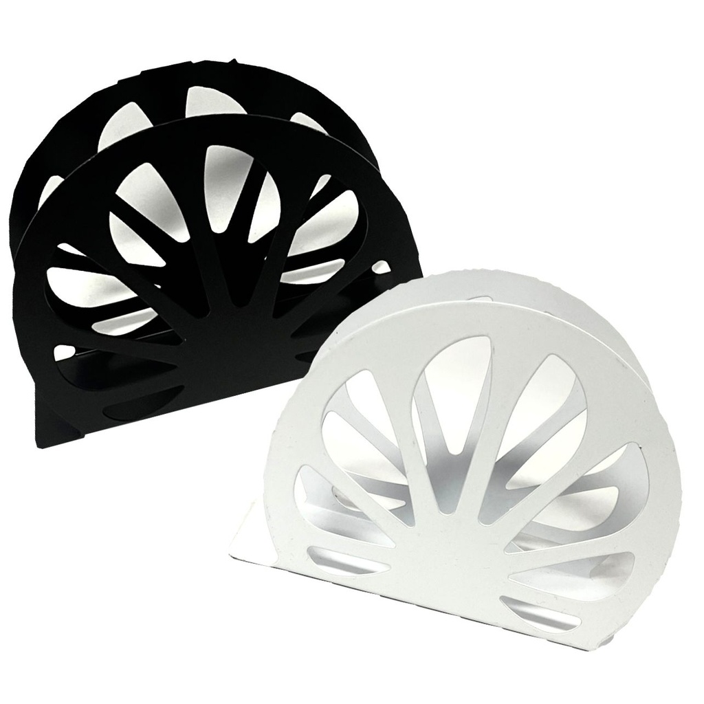 Servilletero metal ovalado 