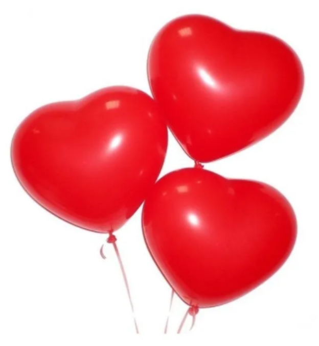 Bomba forma corazon x12 holitex