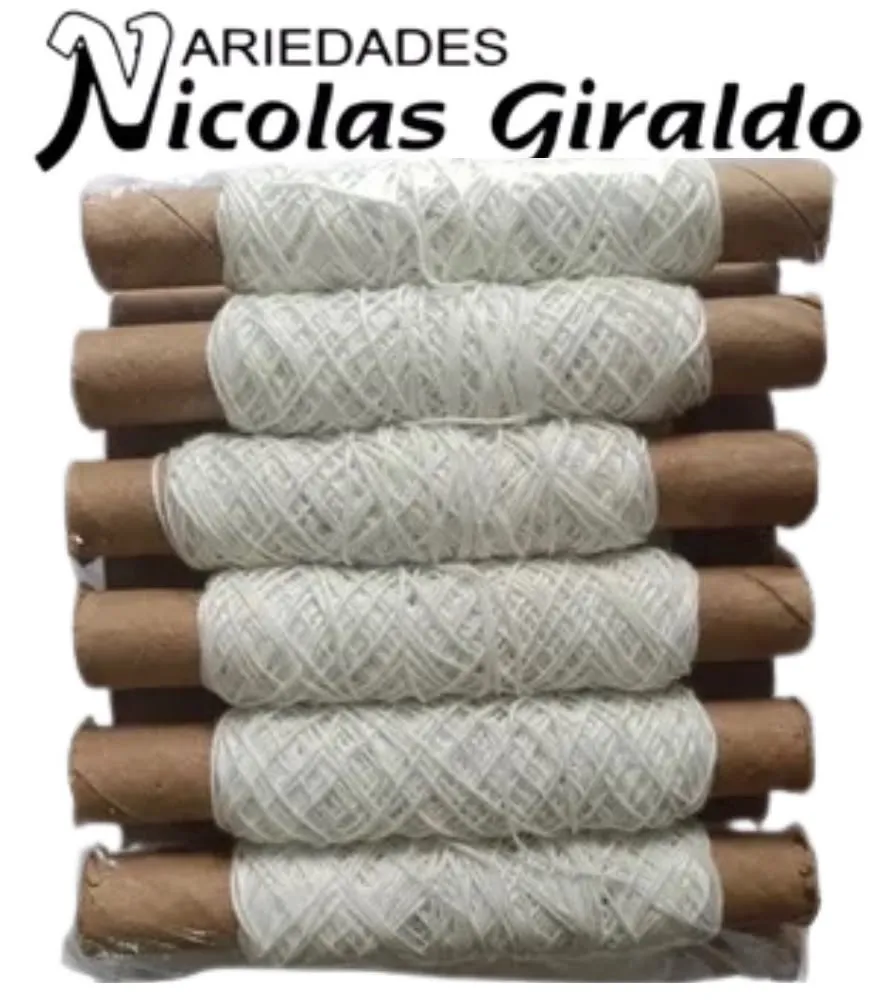 Hilaza tubo pequeña x12 