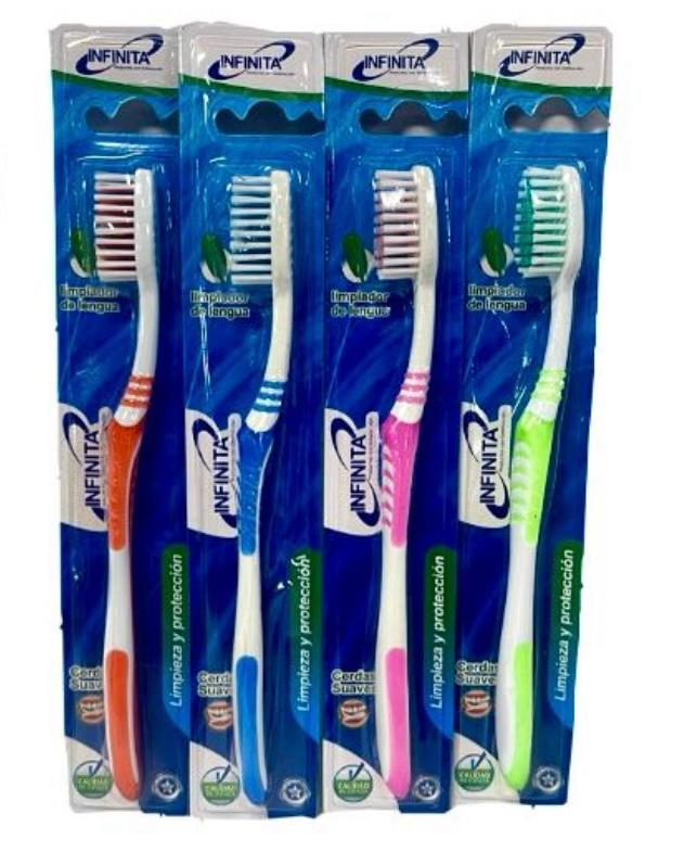 Cepillo dental infinita adulto x12 unidades  