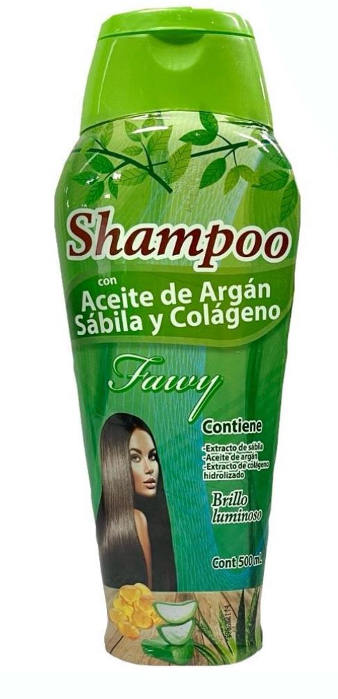 Shampoo fawy x500 aceite argan 