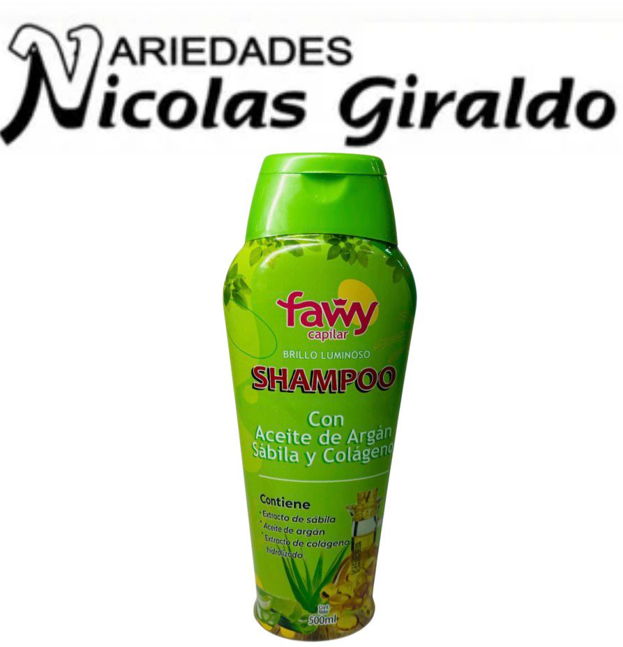 Shampoo fawy x500 aceite argan (4SH014)