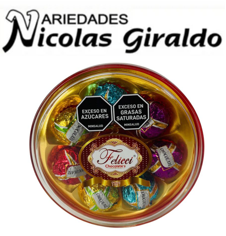 Chocolate feliccie redondo x8 