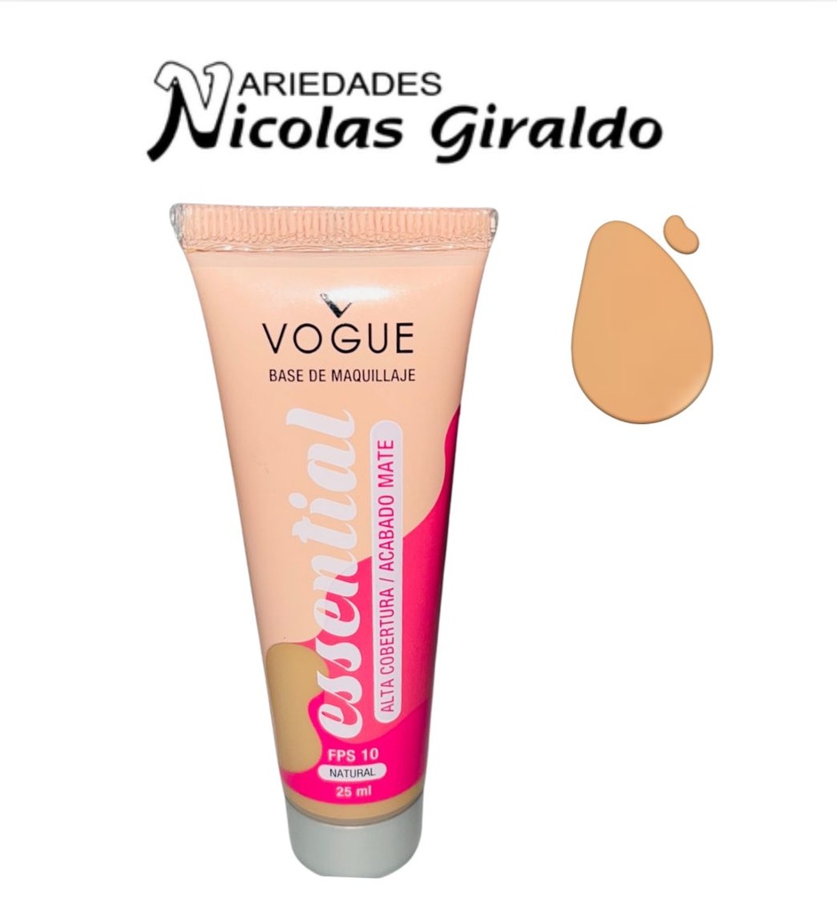 Base vogue esencial natural H5622900/23800 