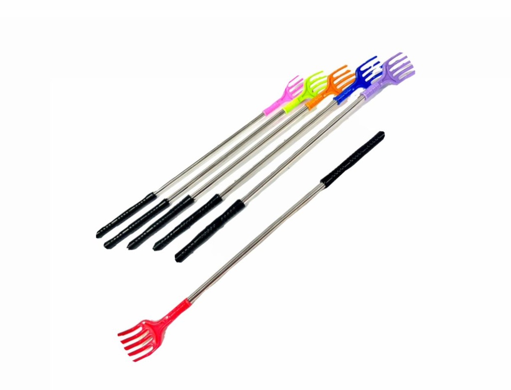 Mano rascar plateada sencilla pqt x12 