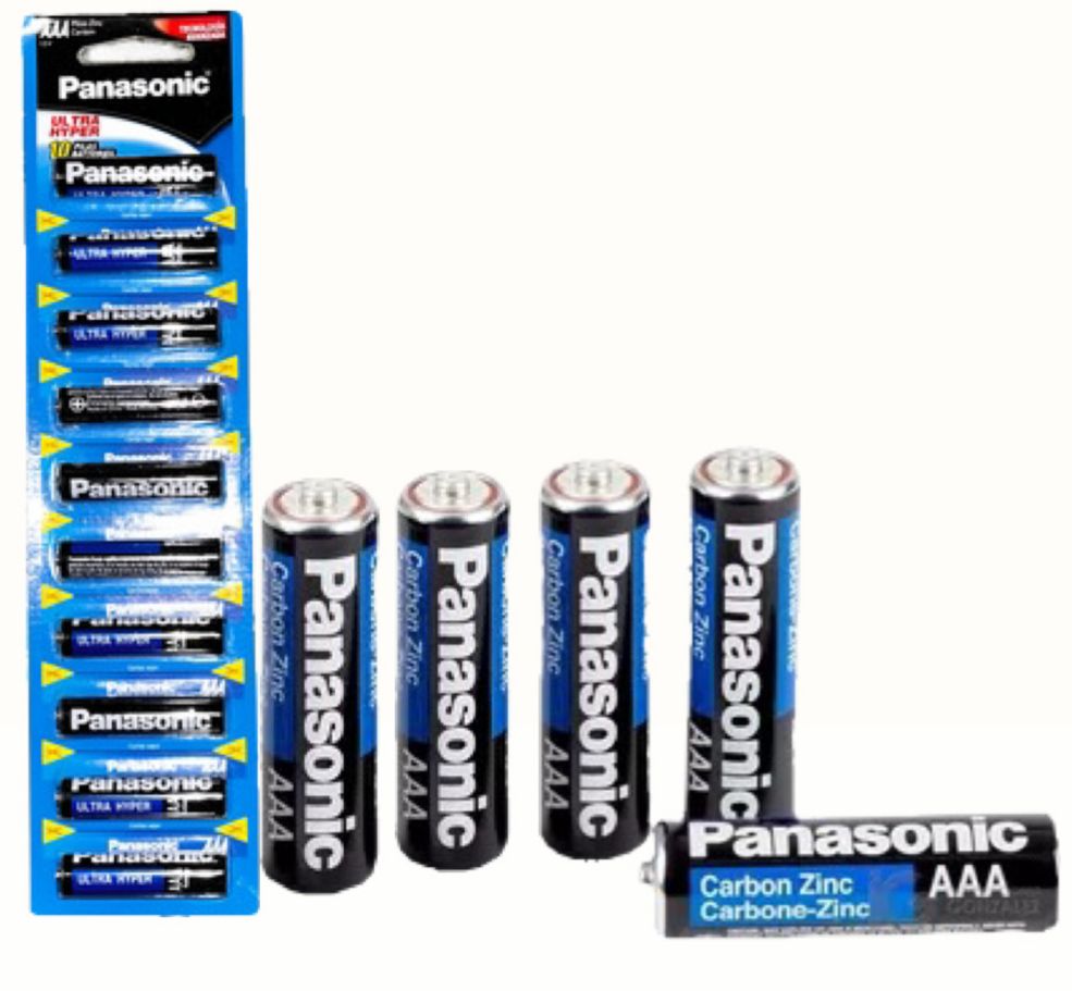 Pila panasonic 3A TIRA X10 pares 
