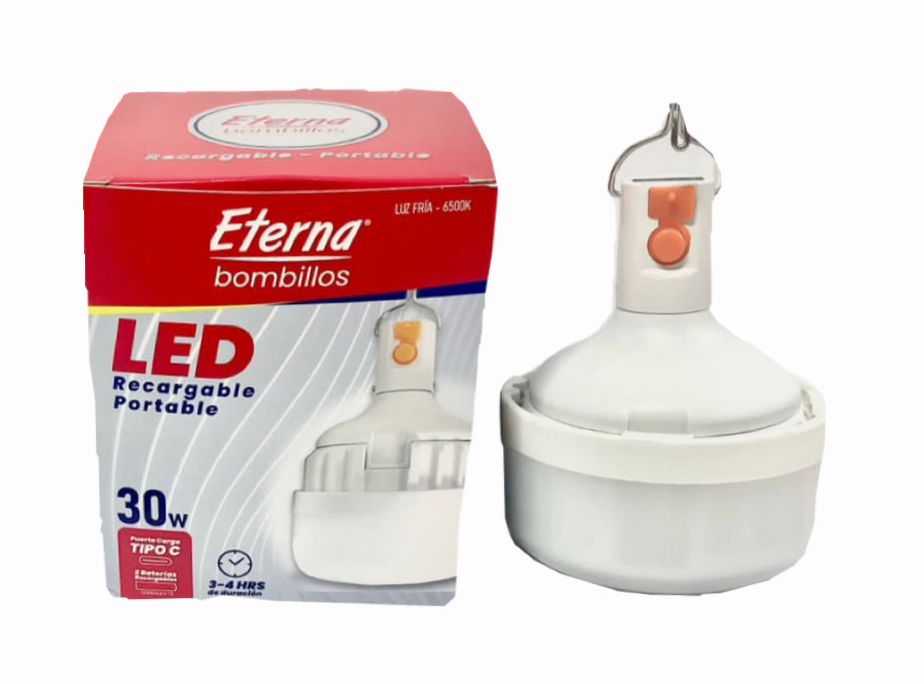 Bombillo Recargable eterna 30 w  