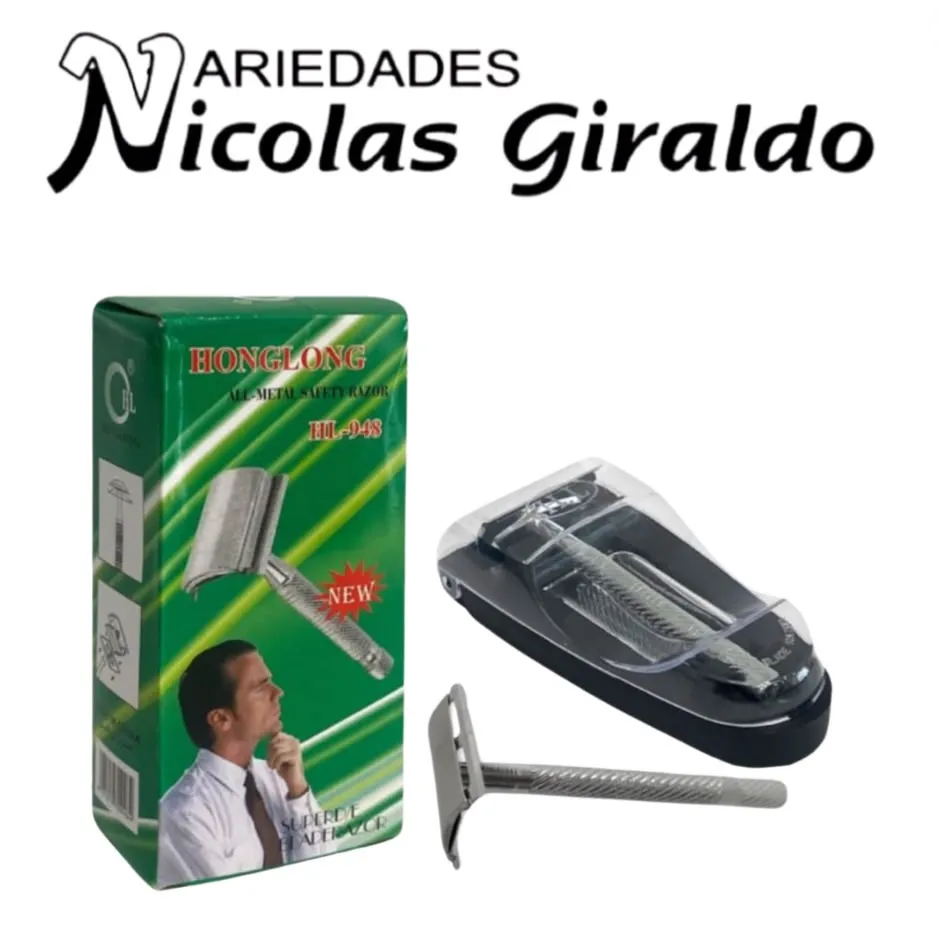 Maquina afeitar viejito caja verde