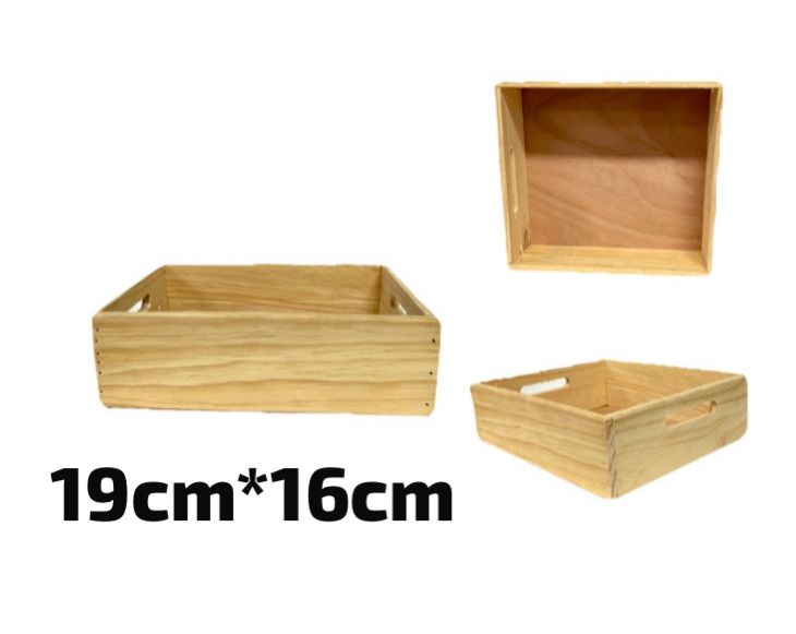 Canasta madera #1 calada 