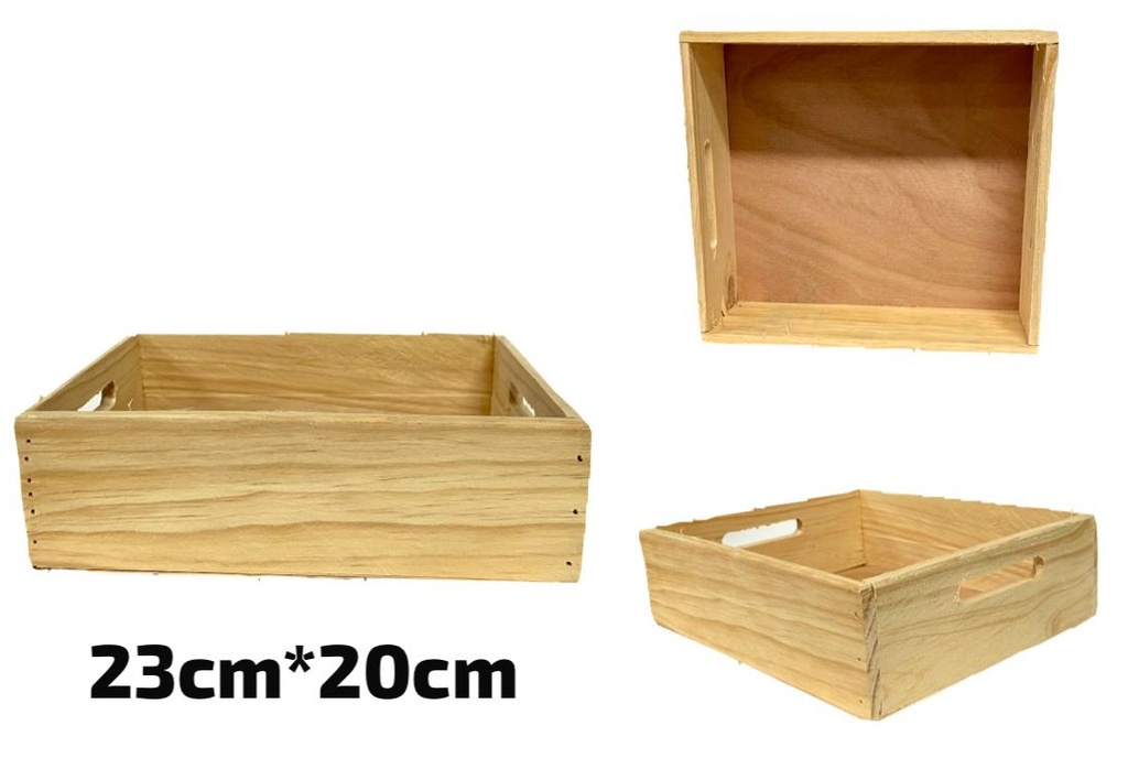 Canasta madera #2 calada