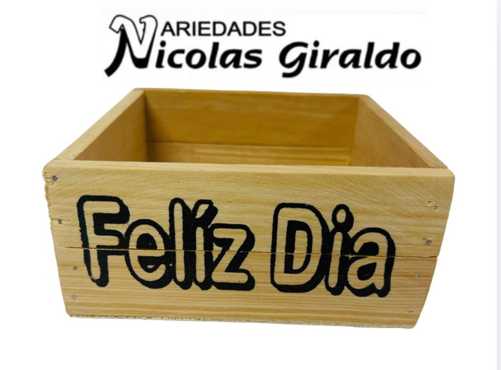 Canasta madera #0 sublimada