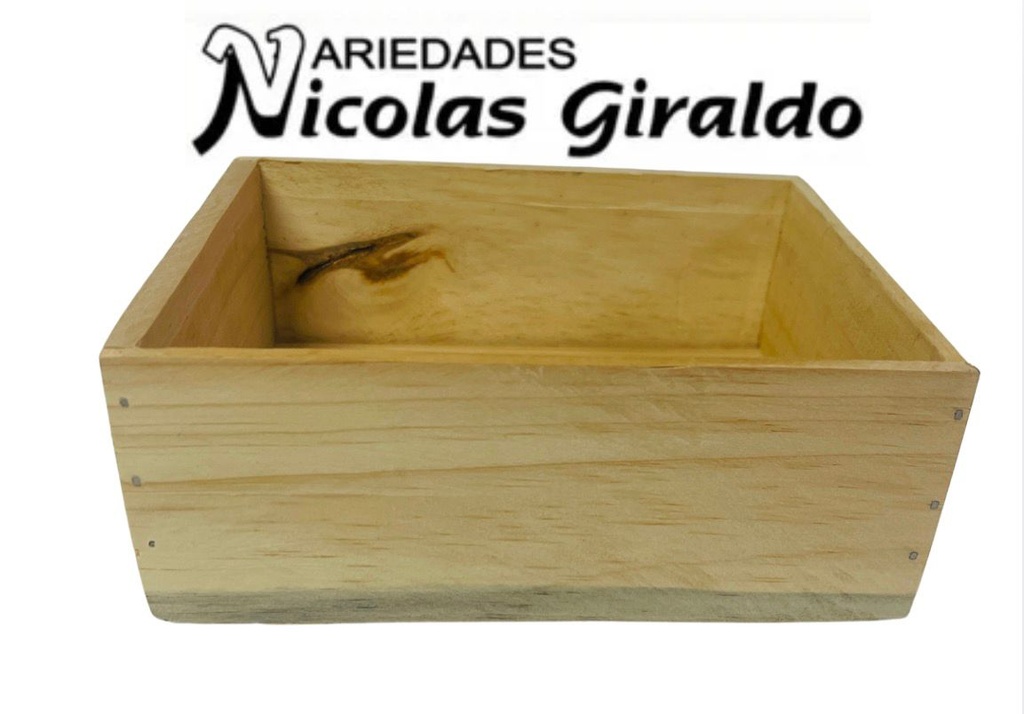 Canasta madera #1 lisa perfilada