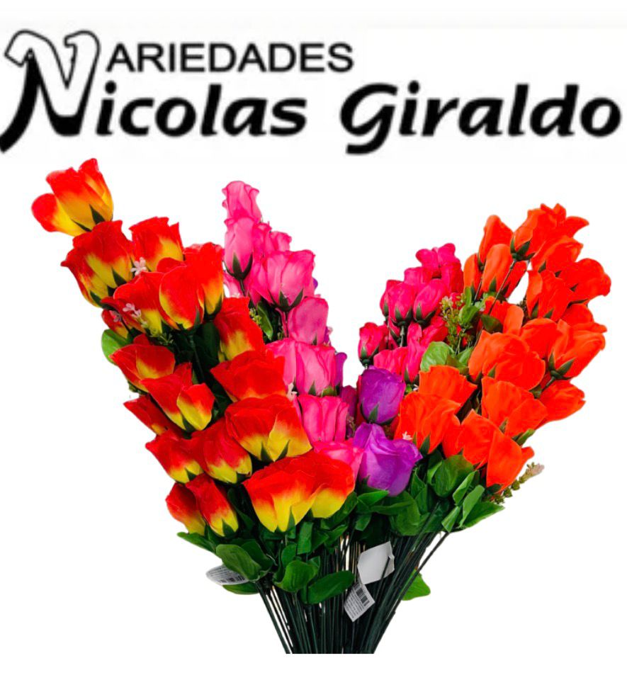 Flor ramo x36 rosas surtida color