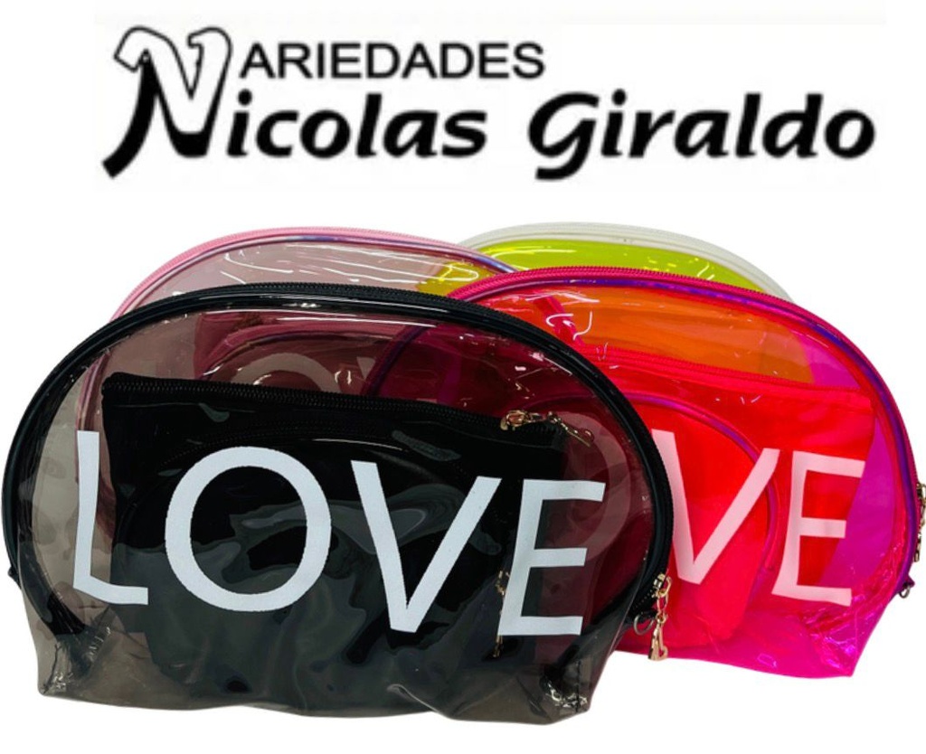 Cosmetiquera dama x3