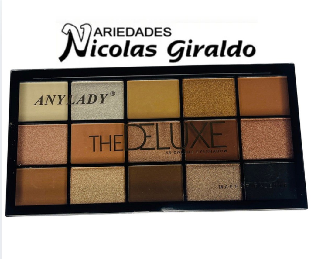 Sombra dama palette 15 tonos(AN8796) 