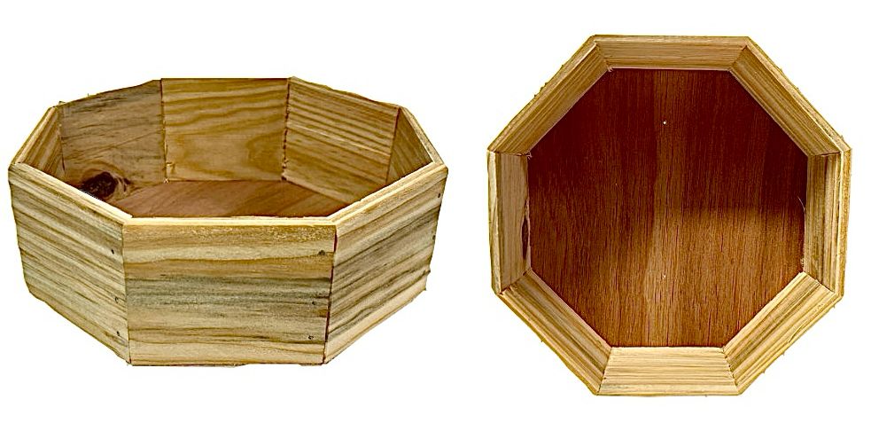 Canasta ancheta octagonal #1