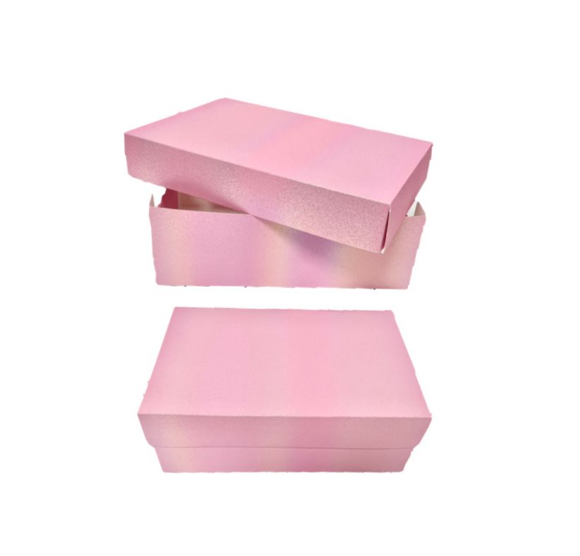 Caja regalo mediana metalizada sin mensaje 