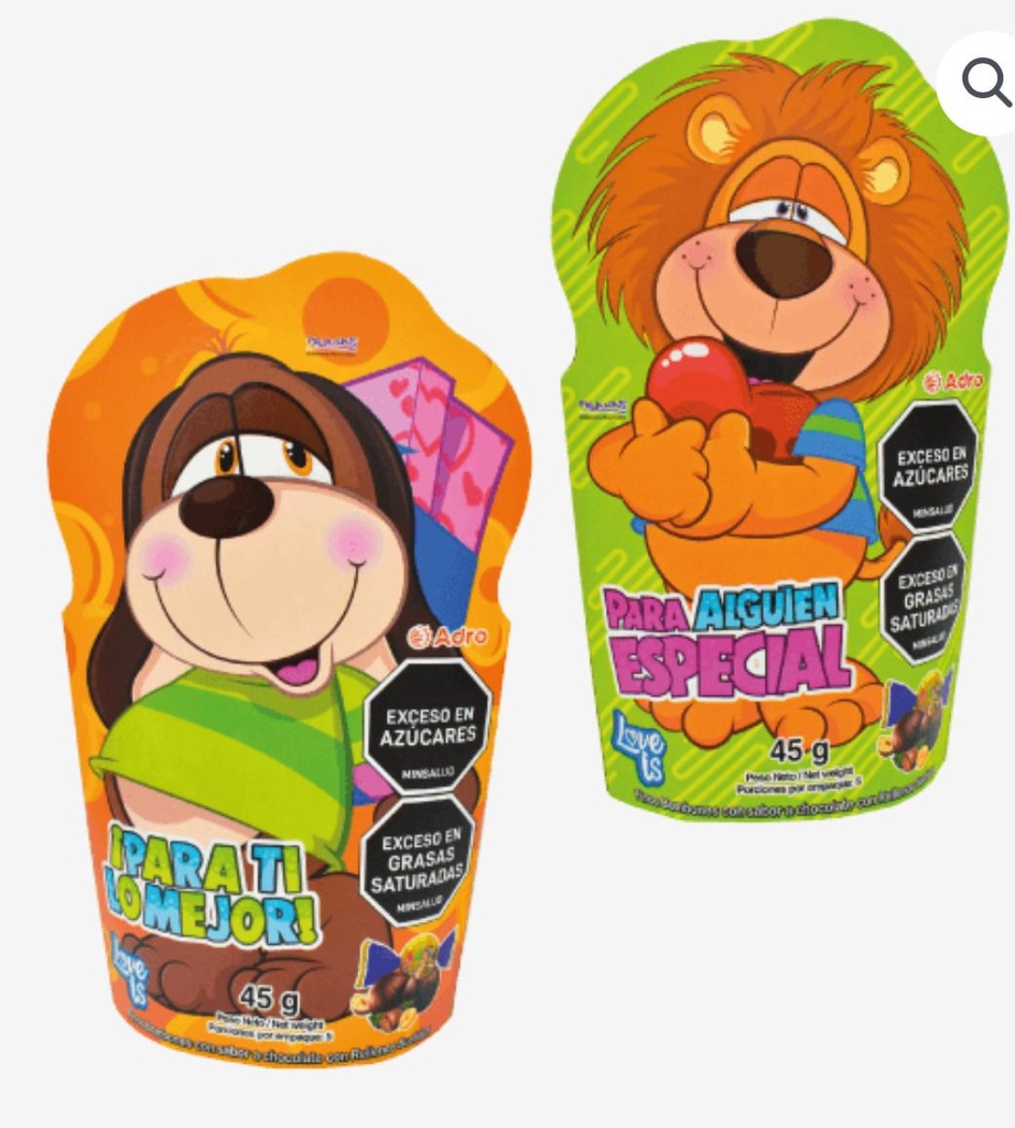 Chocolate adro lili x4gr