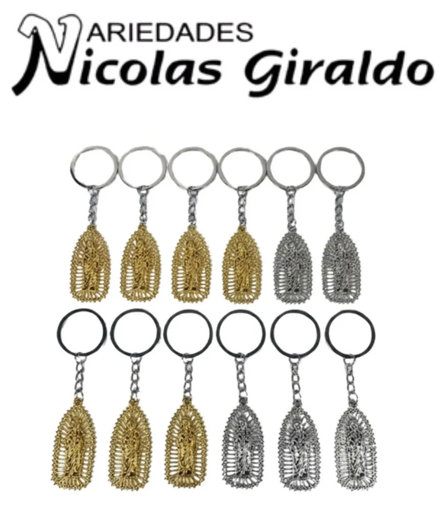 [PT27935] Llavero metal diseño religioso 