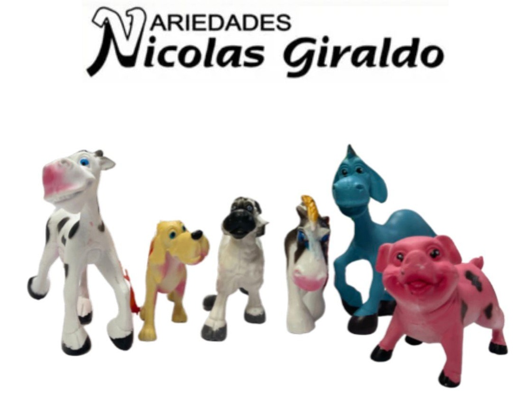 Animal domestico caricatura x6   