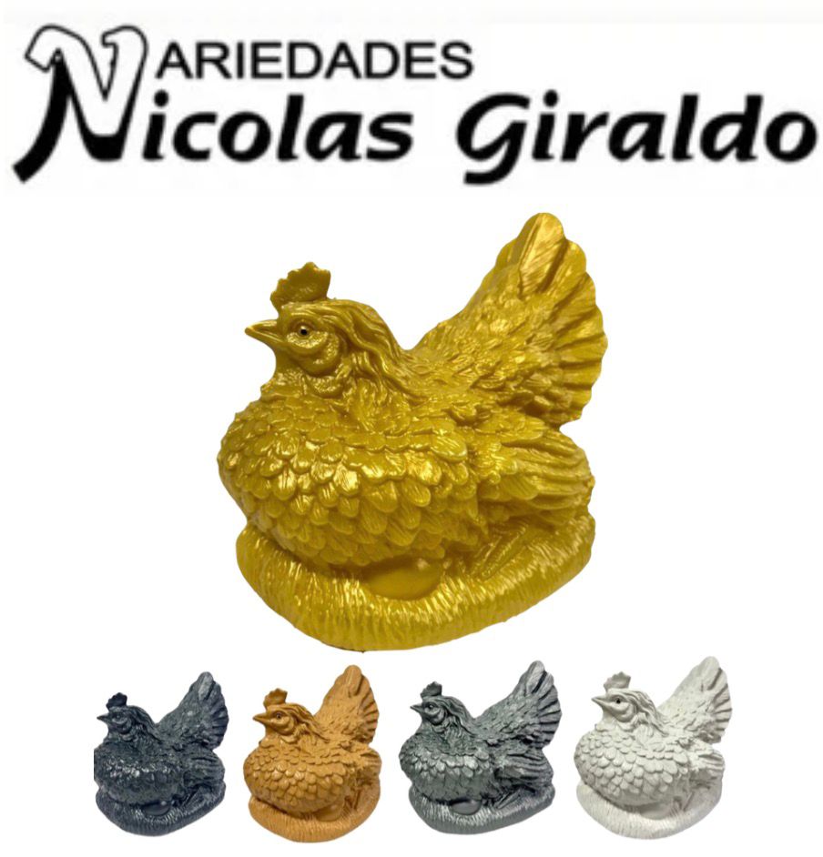 Alcancia plastica gallina