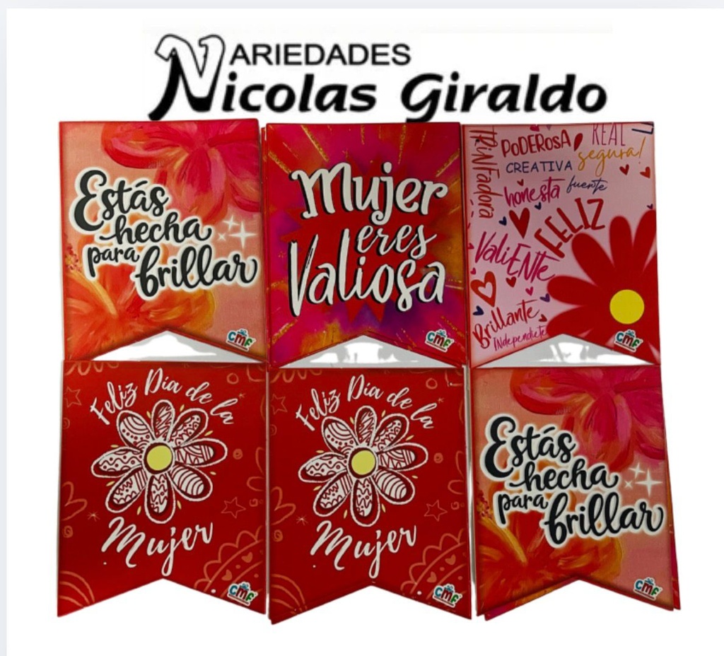 Letrero banderin cmf 