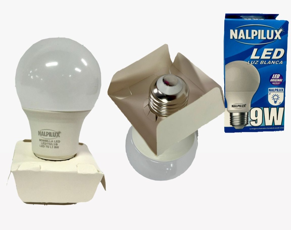 Bombillo nalpilux 9 watts (ML9WL)