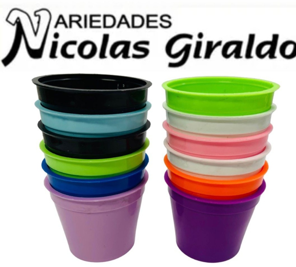 Matera mini captus redonda paquete x12