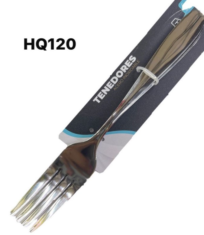Tenedor metal fino x6 HOMI-Q