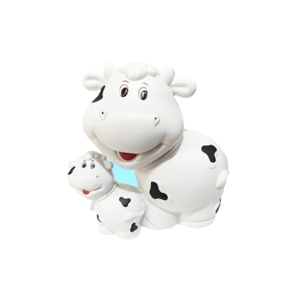 Alcancia plastica vaca cria