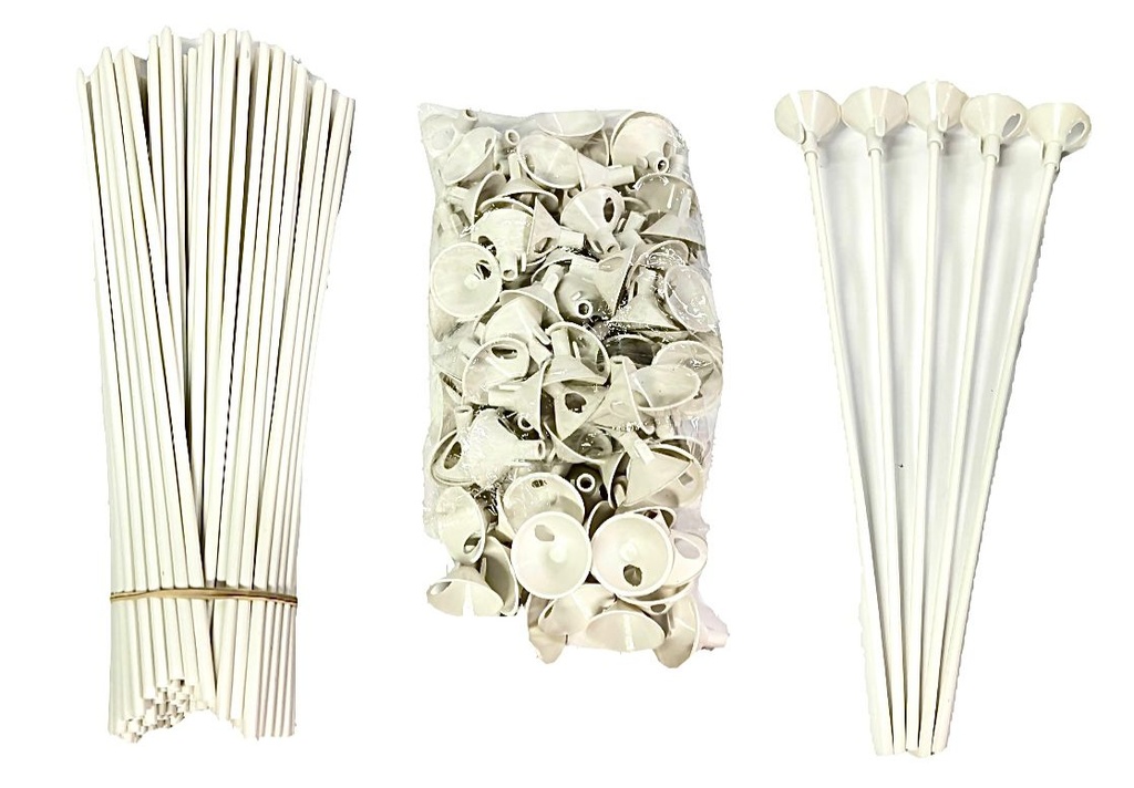 Porta bomba x 100 sencillo blanco