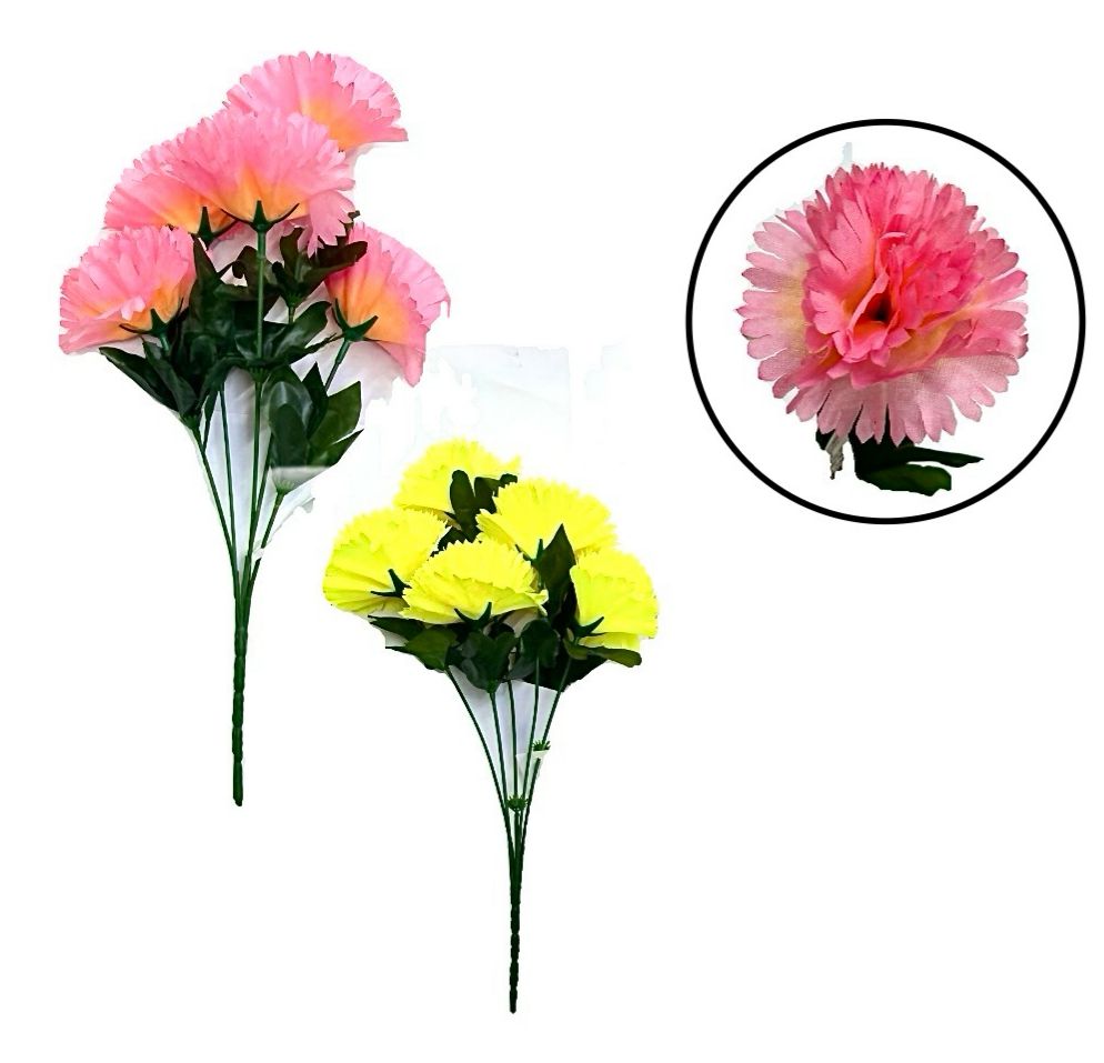 Flor ramo clavel x5 surtida