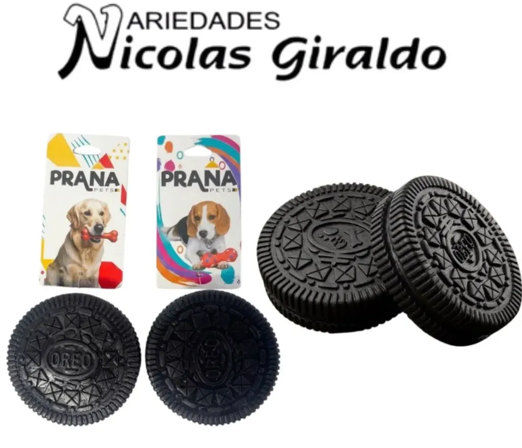 Juguete mascota macizo galleta oreo
