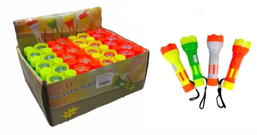 Llavero linterna neon mediana caja x48 