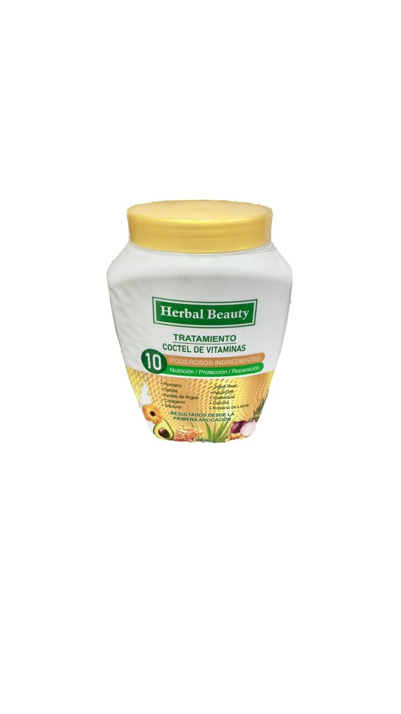Tratamiento pote x1000ml coctel de vitaminas 10EN1