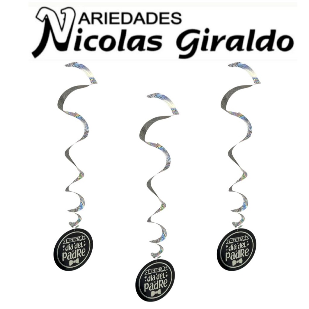 Espiral feliz dia papa circulo 