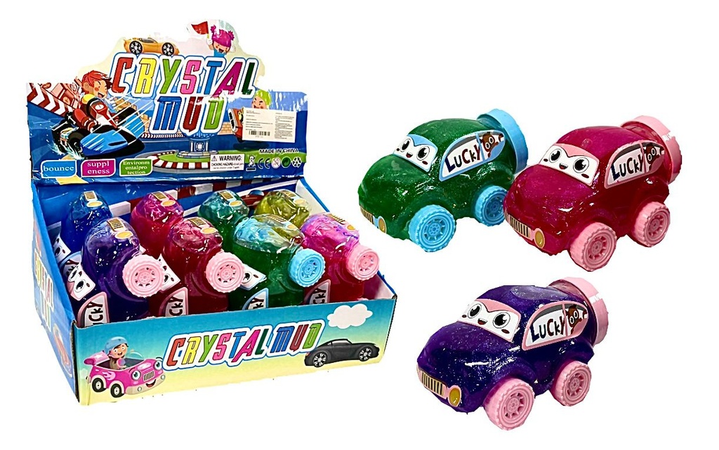 (PTF-33)Slime tarro grande forma carro 