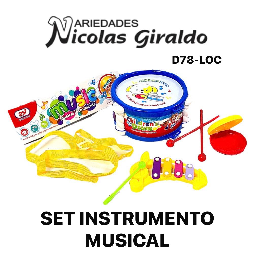 Set instrumento musical 