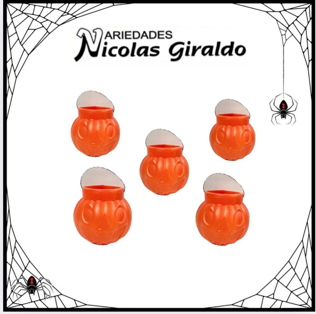 Calabaza grande naranja halloween PQT X12