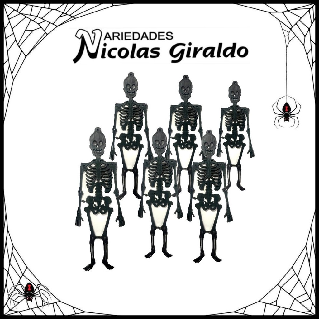 Esqueleto plastico x50 halloween