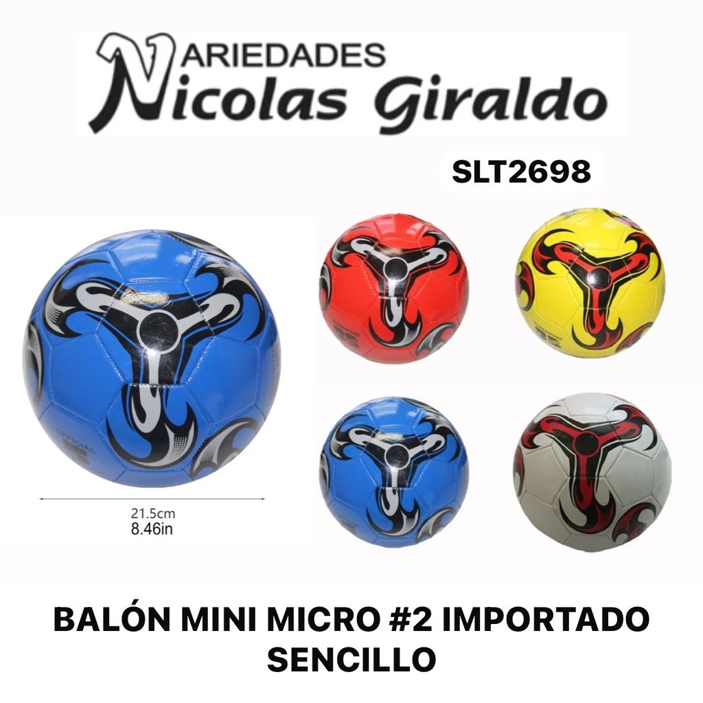@Balon mini micro #2 importado sencillo